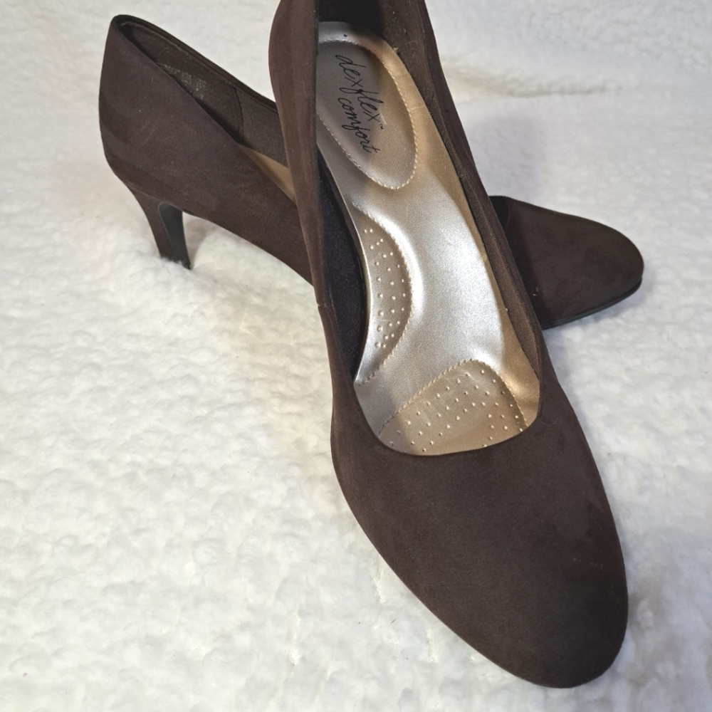 ‼️💰‼️Dexflex Comfort 10 W Brown Pumps